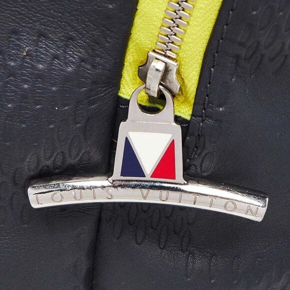 Louis Vuitton Blue Damier Infini Ebmossed Leather America's Cup 2017 Apollo ... - Picture 6 of 12